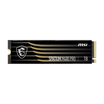 2TB / M.2 MSI Spatium M480 PRO Зчитування: 7400MB/s; Запис: 7000MB/s, TLC, DRAM