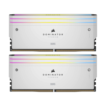 32GB (16GBx2) Corsair Dominator Titanium RGB White DDR5 6000 MHz, СL30-36-36