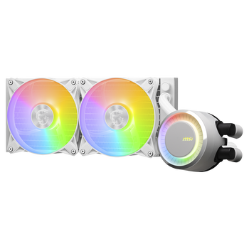 MSI MAG CoreLiquid E240 White, TDP 250 Вт, вода