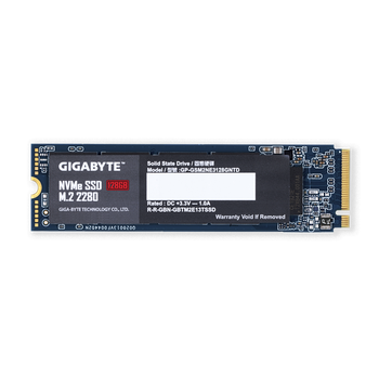 128GB / M.2 Gigabyte GP-GSM2NE3128GNTD Зчитування: 1550MB/s; Запис: 500MB/s