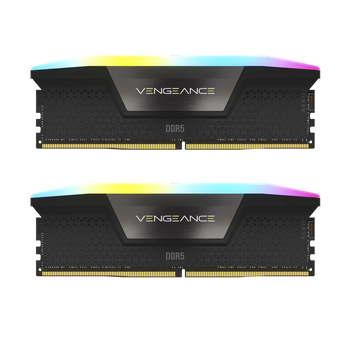 32GB (16GBx2) Corsair Vengeance RGB Black DDR5 5600 MHz, СL40-40-40