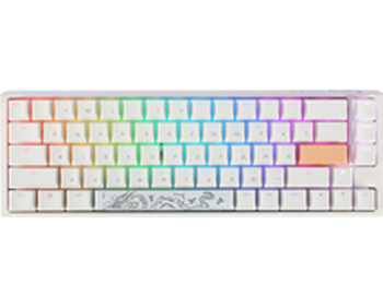 Gaming keyboard Ducky One 3 SF Cherry MX Brown RGB White UA / Tactile (DKON2167ST-BUAPXPWWWSC1)