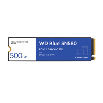 500GB / M.2 WD Blue SN580 Зчитування: 5000MB/s; Запис: 3600MB/s, TLC