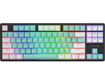 Ігрова клавіатура Hator Rockfall 2 Mecha Signature Edition Black/Mint/White