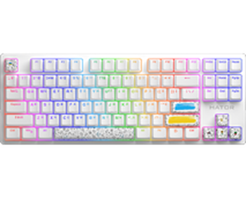 Ігрова клавіатура Hator Rockfall 2 Mecha TKL Authentic Edition White / Linear