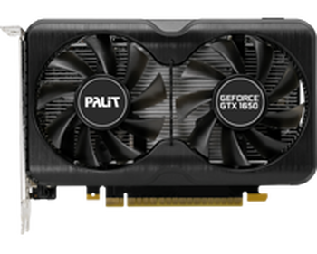 NVIDIA GeForce GTX 1650 GamingPro OC Palit, 4GB GDDR6, 128 bit, без тепловых трубок