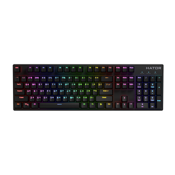 Gaming keyboard Hator Starfall RGB Green swich, Tactile, Укр