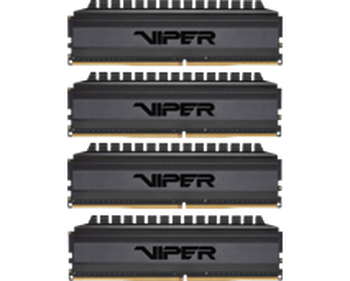 32GB (8GBx4) Patriot Viper 4 Blackout DDR4 4000 MHz, CL19-21-21