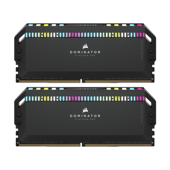 64GB (32GBx2) Corsair Dominator Platinum RGB Black DDR5 6000 MHz, СL30-36-36