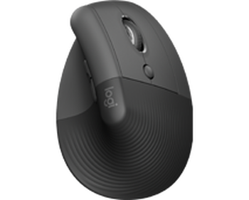 Мышка игровая Logitech Lift Vertical Ergonomic Wireless/Bluetooth for Business Graphite (910-006494)