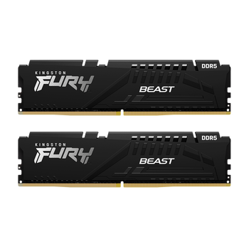 64GB (32GBx2) Kingston Fury Beast Black DDR5 6000 MHz, CL30-36-36