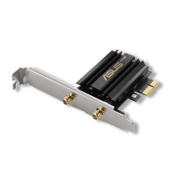 Asus PCE-AXE59BT (AX5400, WiFi6E, WPA3, Bluetooth 5.2, MU-MIMO, OFDMA), 5400Mbps Asus PCE-AXE59BT (AX5400, WiFi6E, WPA3, Bluetooth 5.2, MU-MIMO, OFDMA), 5400Mbps