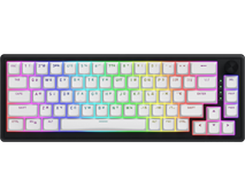 Ігрова клавіатура Hator Skyfall 65 MAG Ultra 8K Black-White (HTK1860UA) / Магнитная