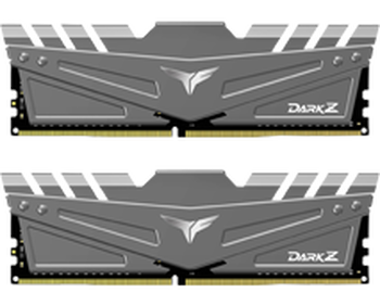 16GB (8GBx2) Team T-Force Dark Z Gray DDR4 3600 MHz, CL18-22-22 16GB (8GBx2) Team T-Force Dark Z Gray DDR4 3600 MHz, CL18-22-22