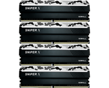 32GB (8GBx4) G.Skill Sniper X DDR4 3000 MHz, CL16-18-18 32GB (8GBx4) G.Skill Sniper X DDR4 3000 MHz, CL16-18-18