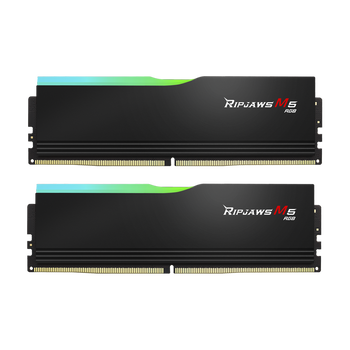 32GB (16GBx2) G.Skill Ripjaws M5 RGB Black DDR5 6400 MHz, CL32-39-39