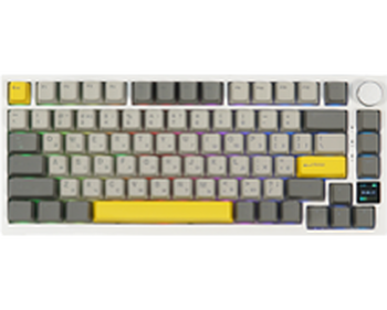 Ігрова клавіатура EPOMAKER AK820 Pro Flying Fish White / Linear (AK820-PRO-W-FF)