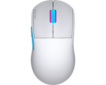 Gaming mouse Hator Quasar 2 Pro Wireless White/Cyan