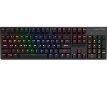 Gaming keyboard Hator Icefall Mecha Rainbow Black (HTK104UA)