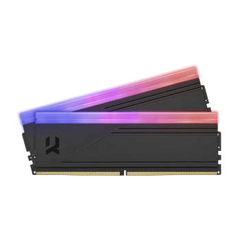 64GB (32GBx2) Goodram IRDM RGB Black DDR5 6400 MHz, CL32-38-38 64GB (32GBx2) Goodram IRDM RGB Black DDR5 6400 MHz, CL32-38-38