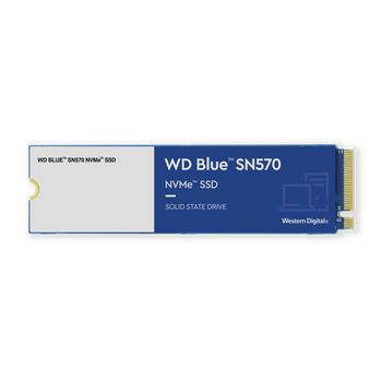 500GB / M.2 WD Blue SN570 Зчитування: 3500MB/s; Запис: 2300MB/s