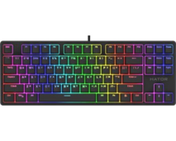 Gaming keyboard Hator Rockfall 2 Mecha TKL Orange Black (HTK-520)