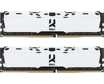 16GB (8GBx2) Goodram Iridium X White DDR4 3200 MHz, CL16-20-20 16GB (8GBx2) Goodram Iridium X White DDR4 3200 MHz, CL16-20-20