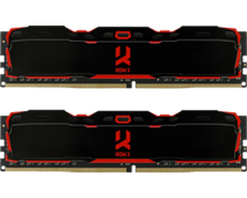 64GB (32GBx2) Goodram Iridium X Black DDR4 3200 MHz, CL16-20-20
