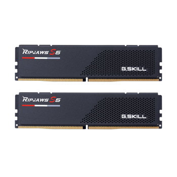 64GB (32GBx2) G.Skill Ripjaws S5 Black DDR5 6000 MHz, CL32-38-38 64GB (32GBx2) G.Skill Ripjaws S5 Black DDR5 6000 MHz, CL32-38-38