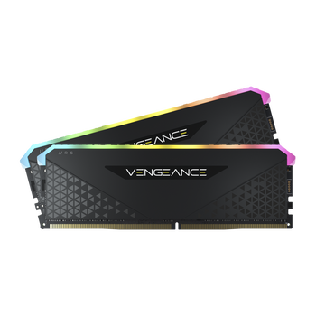 32GB (16GBx2) Corsair Vengeance RGB RS Black DDR4 3600 MHz, CL-18-22-22 32GB (16GBx2) Corsair Vengeance RGB RS Black DDR4 3600 MHz, CL-18-22-22