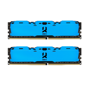 16GB (8GBx2) GOODRAM Iridium X Blue DDR4 3200 MHz, CL16-20-20 16GB (8GBx2) GOODRAM Iridium X Blue DDR4 3200 MHz, CL16-20-20