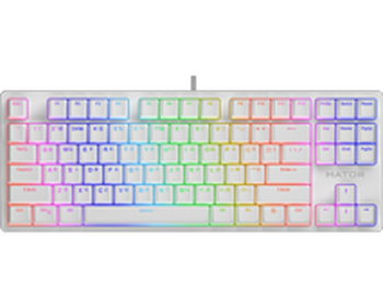 Ігрова клавіатура Hator Rockfall 2 Mecha TKL Orange White