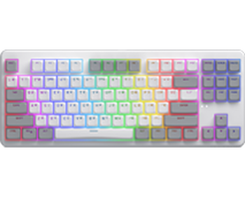 Gaming keyboard Hator Rockfall 3 Mecha TKL Wireless Orange White (HTK851UA)