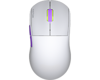 Gaming mouse Hator Quasar 2 Ultra 4K Wireless White/Lilac