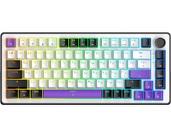 Gaming keyboard Hator Hellyberry HK75 White-Violet / Linear (HK75)
