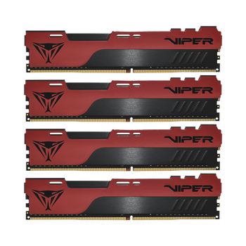64GB (16GBx4) Patriot Viper Elite II Red DDR4 4000 MHz, CL20-26-26