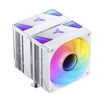 Jonsbo CR-3000 ARGB White, TDP 220 Вт, 7 тепловых трубок