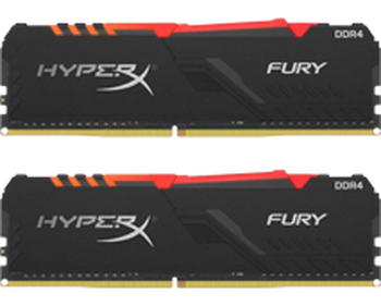 32GB (16GBx2) Kingston HyperX Fury RGB DDR4 2666 MHz