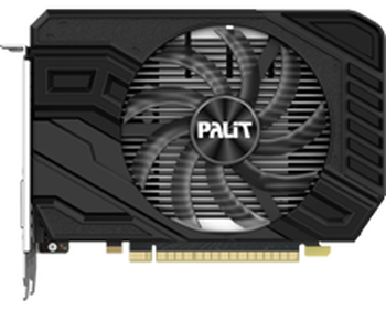 NVIDIA GeForce GTX 1650 StormX Palit, 4GB GDDR5, 128 bit, без тепловых трубок
