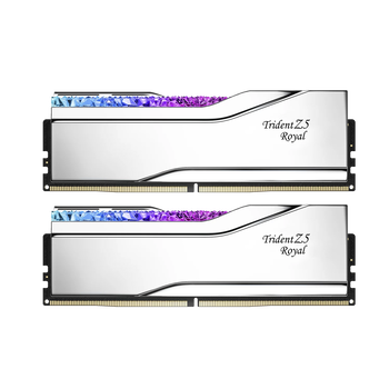 32GB (16GBx2) G.Skill Trident Z5 Royal Silver DDR5 6400 MHz, СL32-39-39