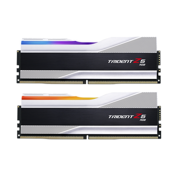 32GB (16GBx2) G.Skill Trident Z5 RGB Silver DDR5 6000 MHz, CL32-38-38