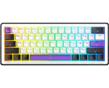 Gaming keyboard Hator Hellyberry HK60 White-Violet / Linear (HK60)