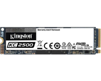 500GB / M.2 Kingston KC2500 Зчитування: 3500MB/s; Запис: 2500MB/s