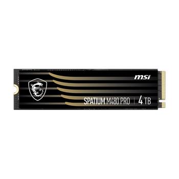 4TB / M.2 MSI Spatium M480 PRO Чтение: 7400MB/s; Запись: 7000MB/s, TLC, DRAM