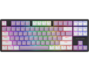 Ігрова клавіатура Hator Rockfall 2 Mecha Signature Edition Black/Lilac/White