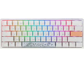 Gaming keyboard Ducky One 3 Mini Cherry MX Brown RGB White UA / Tactile (DKON2161ST-BUAPXPWWWSC1)