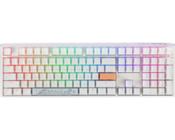 Gaming keyboard Ducky One 3 Cherry MX Brown RGB White UA / Tactile (DKON2108ST-BUAPXPWWWSC1)
