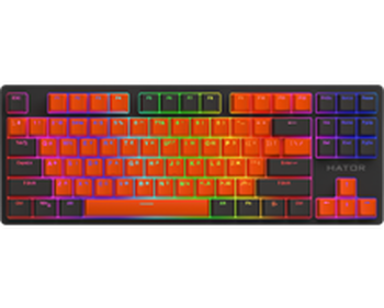 Ігрова клавіатура Hator Rockfall 2 Mecha Signature Edition Black/Orange/Black / Linear