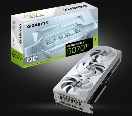 グラフィックボード・グラボ・ビデオカード GIGABYTE RTX5070Ti EAGLE OC ICE Відеокарта Gigabyte GeForce RTX 5070 Ti EAGLE OC ICE SFF 16G (GV