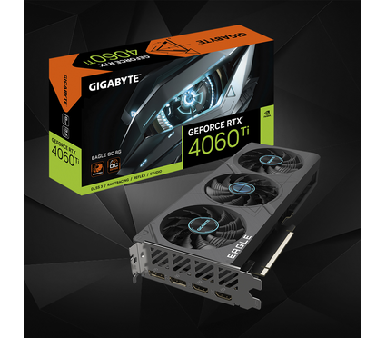 Відеокарта NVIDIA GeForce RTX 4060 Ti, Eagle OC Gigabyte, 8GB